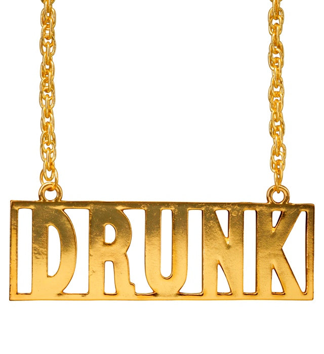 Drunk Kette 65 cm als lustiges Fasnacht Accessoire