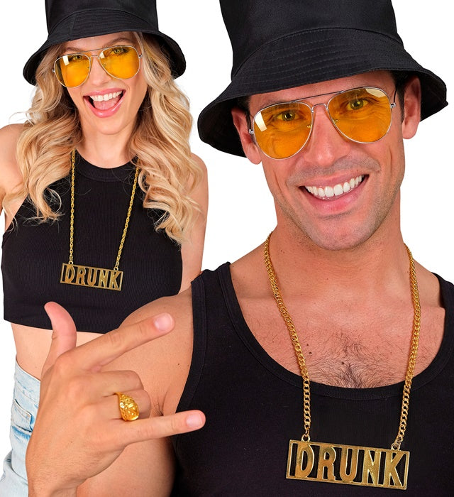 Drunk Kette 65 cm als lustiges Fasnacht Accessoire