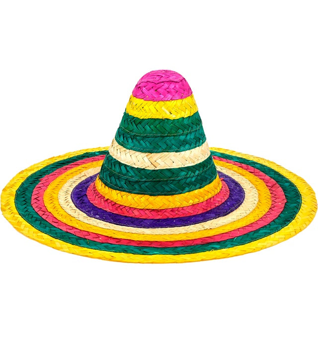 Bunter Sombrero 50 cm mit traditionellem mexikanischem Design