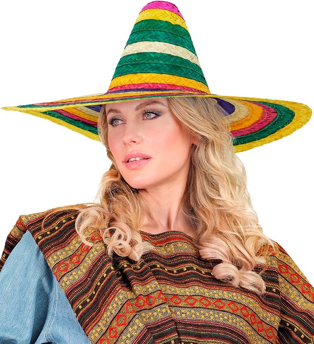Bunter Sombrero 50 cm mit traditionellem mexikanischem Design