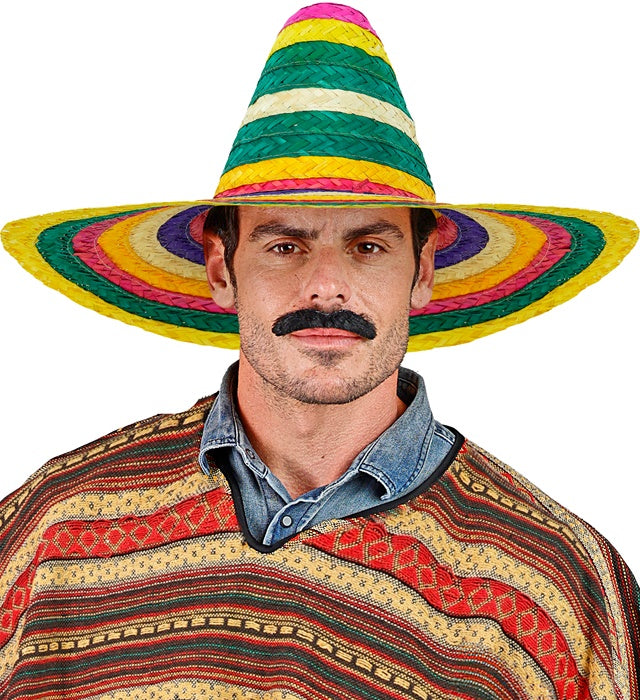 Bunter Sombrero 50 cm mit traditionellem mexikanischem Design