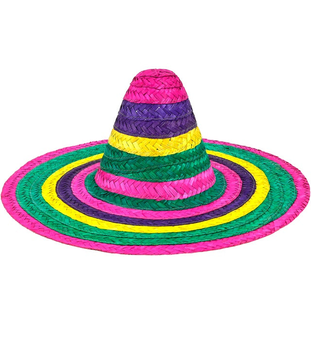 MEHRFARBIGER SOMBRERO 50 cm