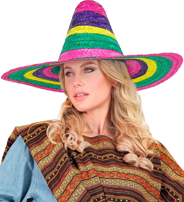 MEHRFARBIGER SOMBRERO 50 cm