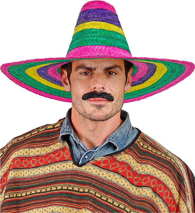 MEHRFARBIGER SOMBRERO 50 cm