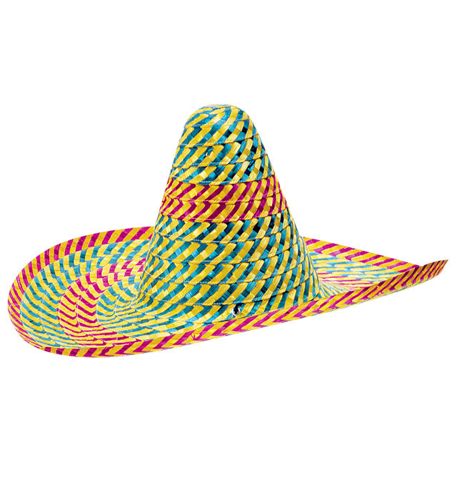 Acapulco Sombrero 50 cm mexikanischer Hut für Fasnacht und Karneval