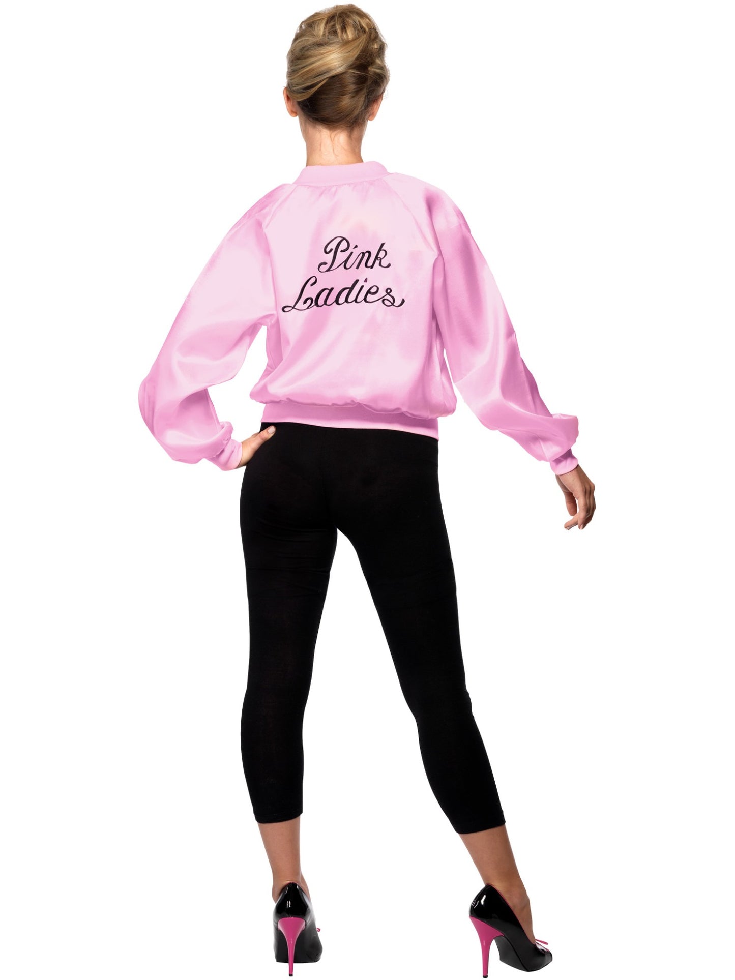 Smiffys Grease Pink Ladies Jacket, Pink CS für Damen
