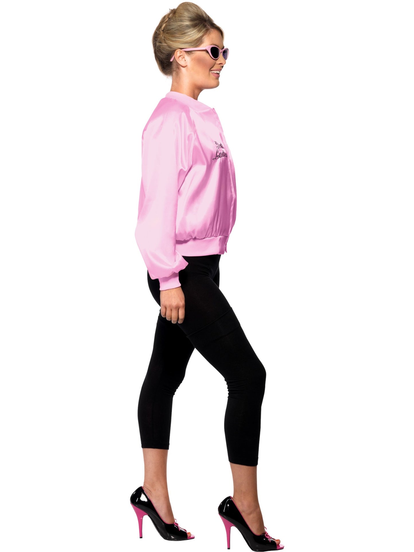 Smiffys Grease Pink Ladies Jacket, Pink CS für Damen