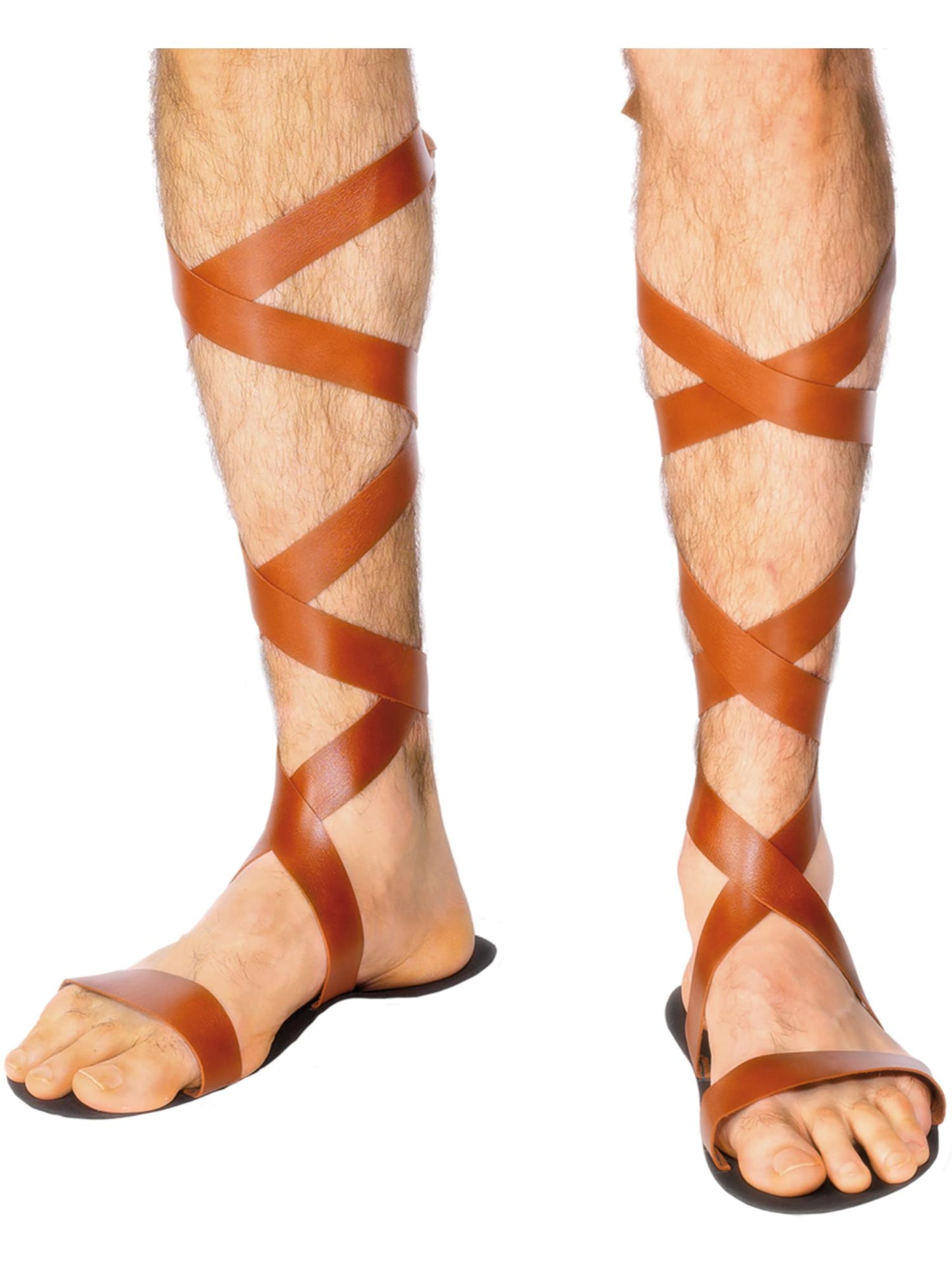 Smiffys HISTORICAL Roman Sandals, Brown AC für Herren