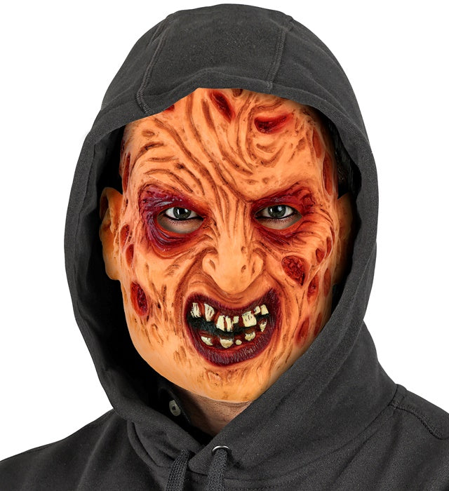 Freddy Krueger Maske aus Latex für Halloween und Fasnacht