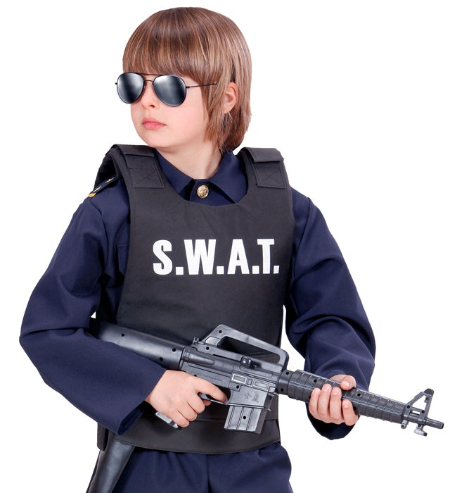 Kugelsichere S.W.A.T. Weste als Kostümzubehör für Fasnacht und Karneval