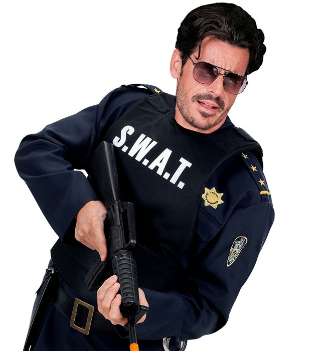 Kugelsichere S.W.A.T.-Weste als Kostümzubehör für Fasnacht