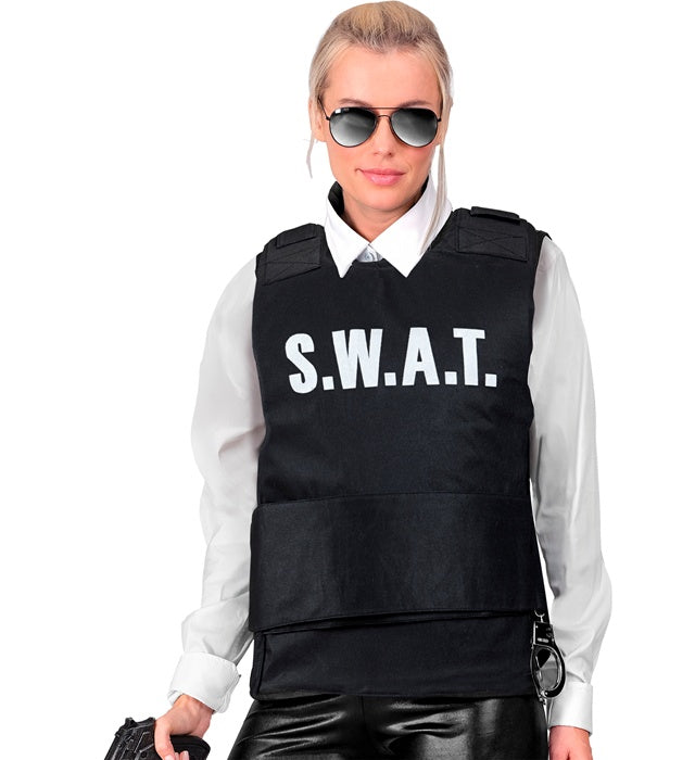 Kugelsichere S.W.A.T.-Weste als Kostümzubehör für Fasnacht