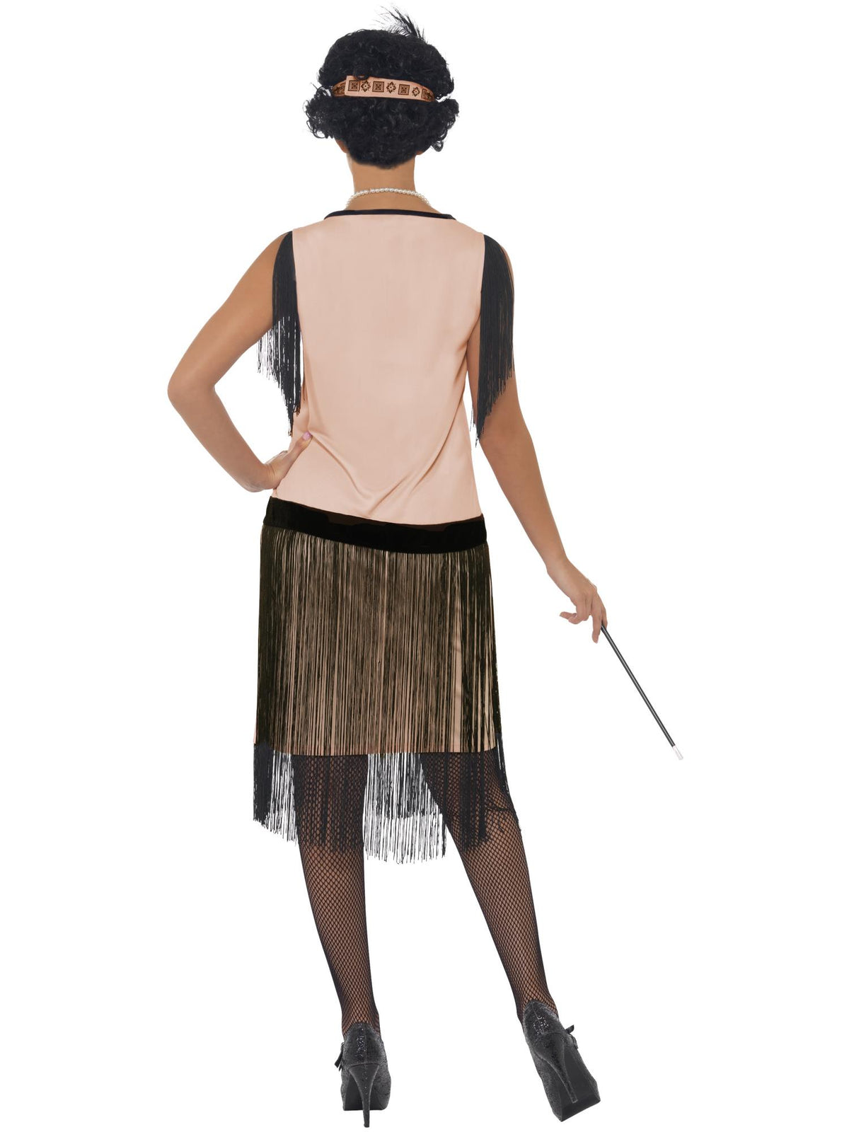 Smiffys 20s Coco Flapper Costume, Pink CS für Damen