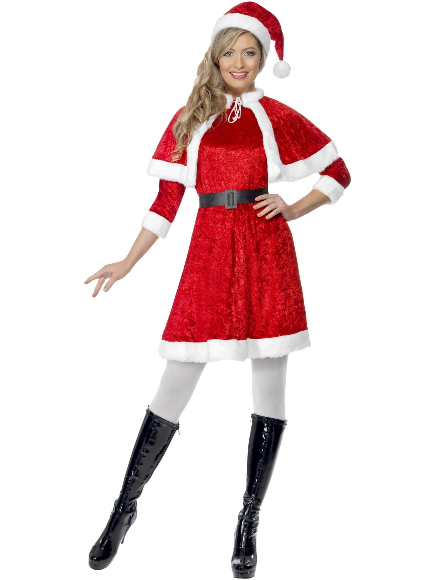 Smiffys Miss Santa Costume, Red CS für Damen