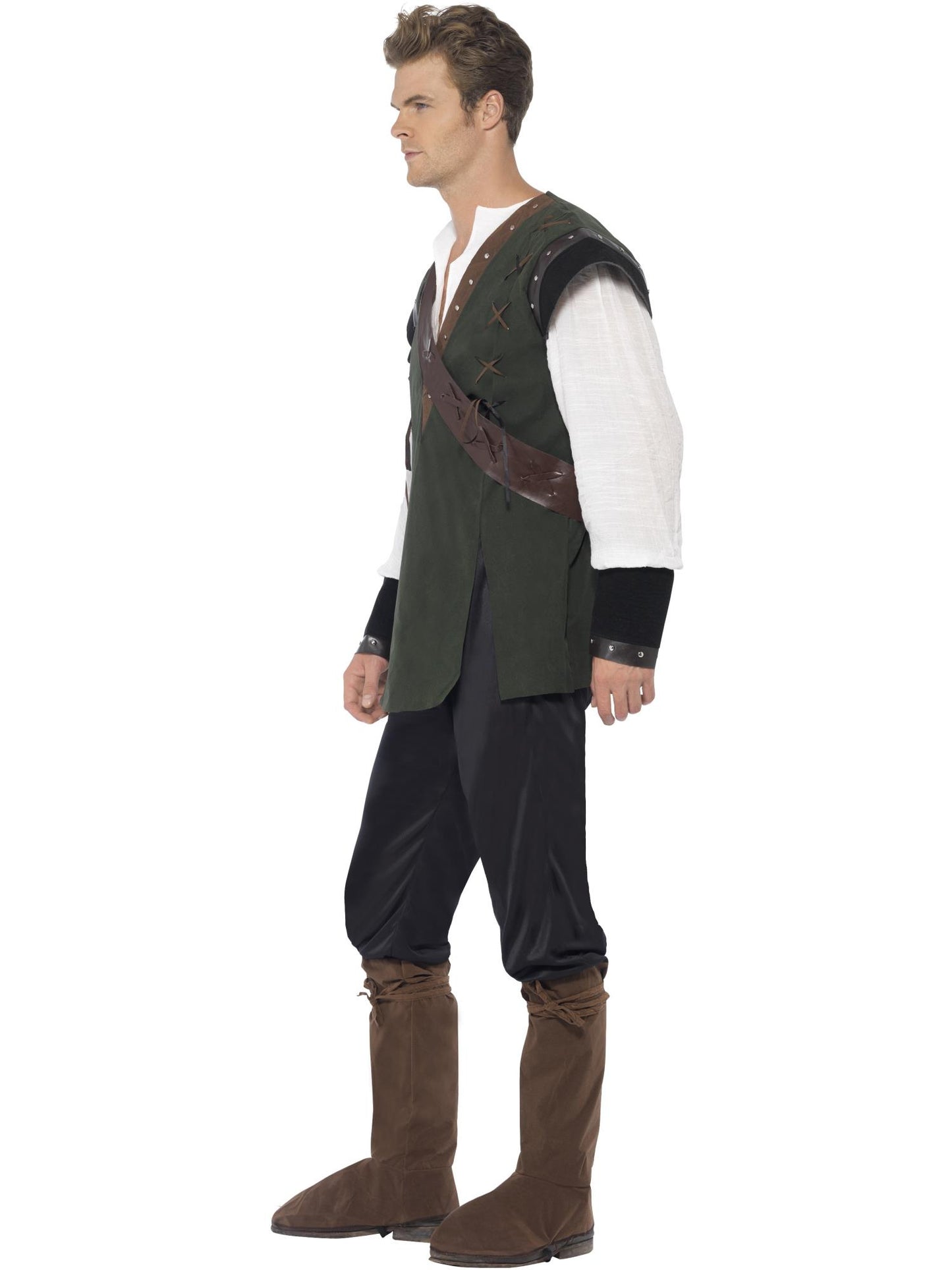 Smiffys ROBINHOOD Robin Hood Costume, Green CS für Herren