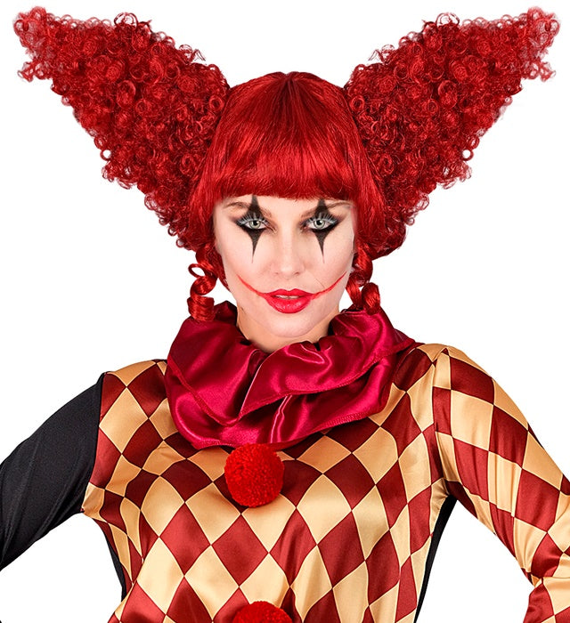 Vintage Killerclown Perücke in Box für Fasnachtskostüm