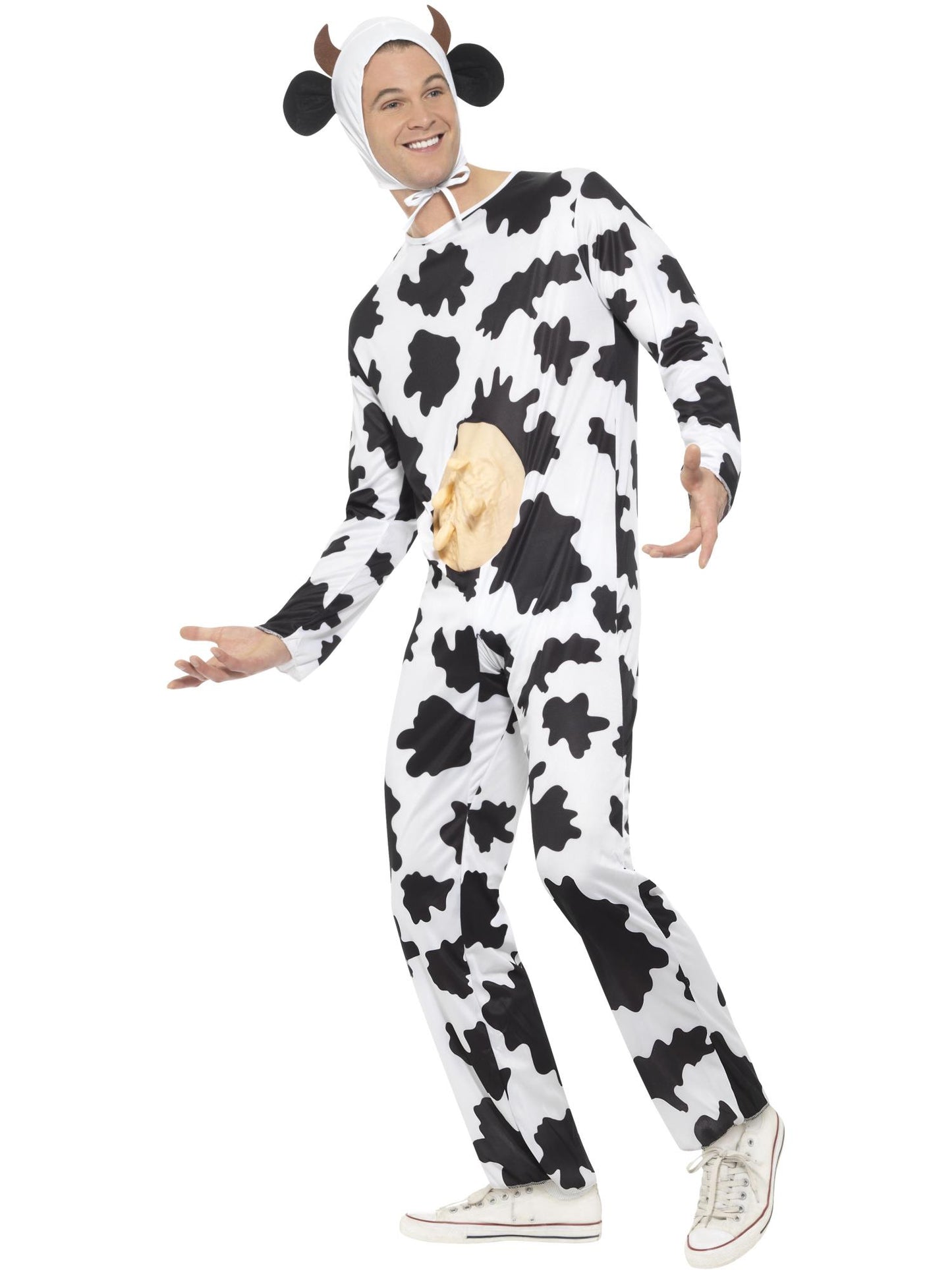 Smiffys Cow Costume, Black & White CS für Unisex