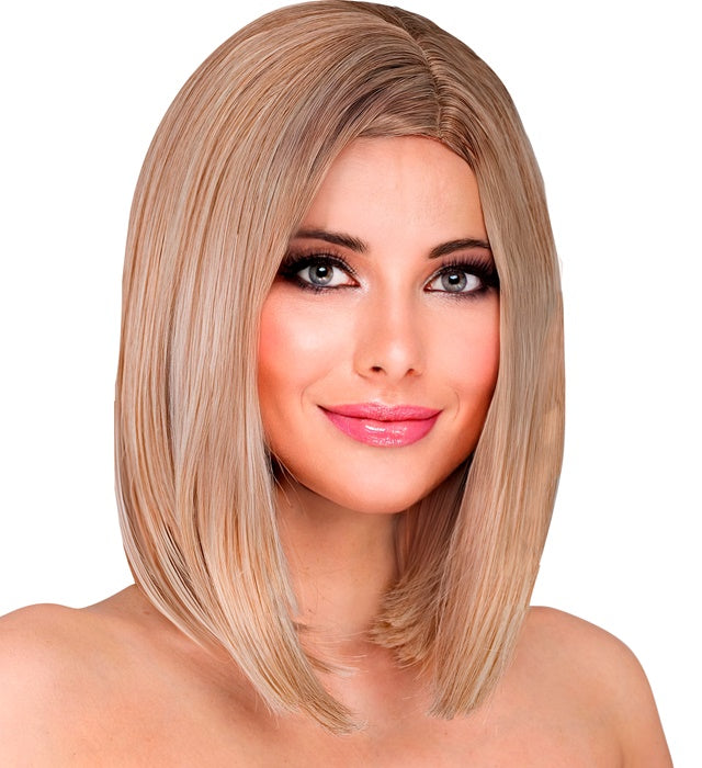 Blond-Braun Perücke Jenny in Dream Hair Qualität in farbiger Verpackung