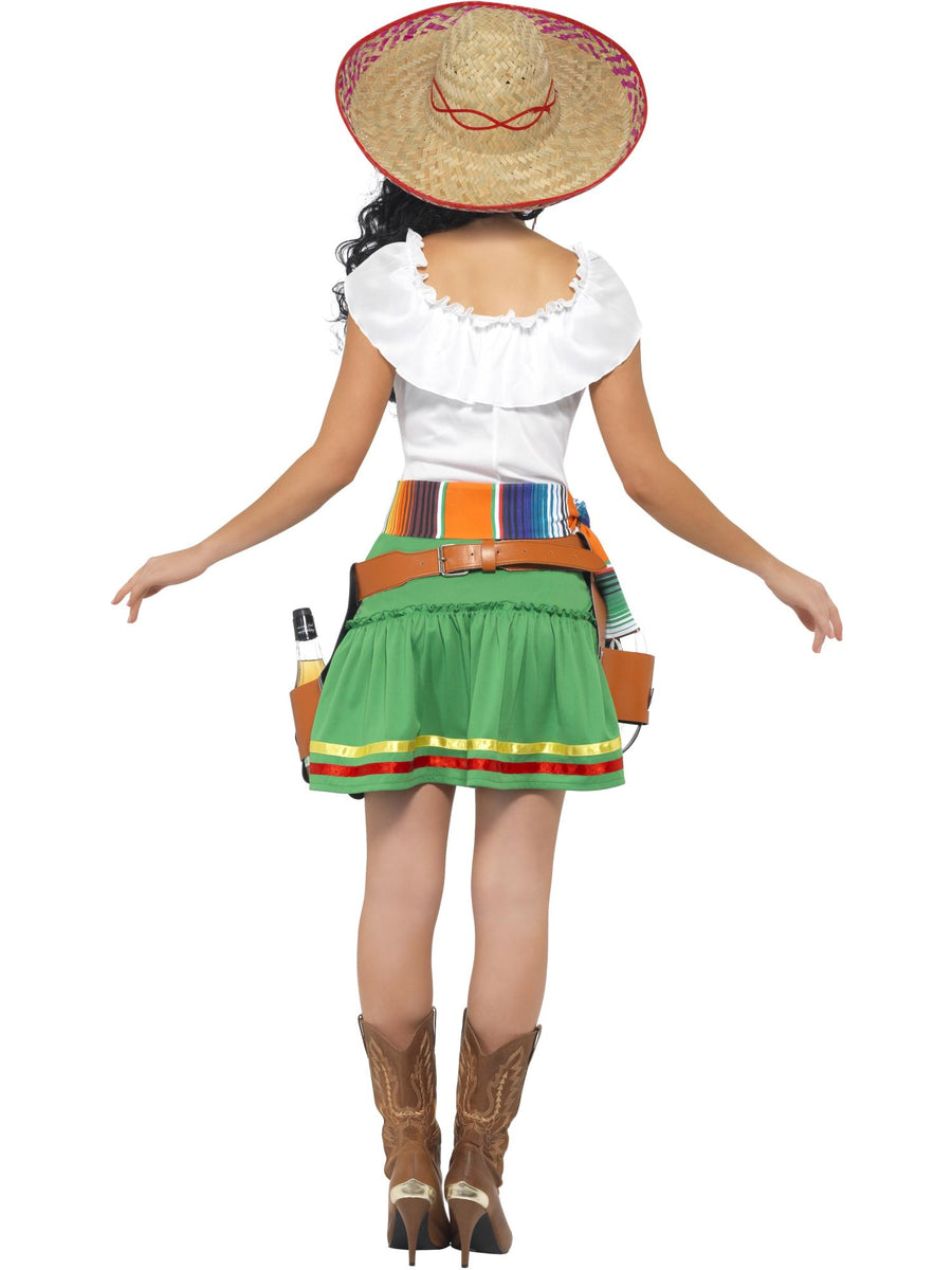 Smiffys WESTERN Tequila Shooter Mädchenkostüm, Green CS für Damen
