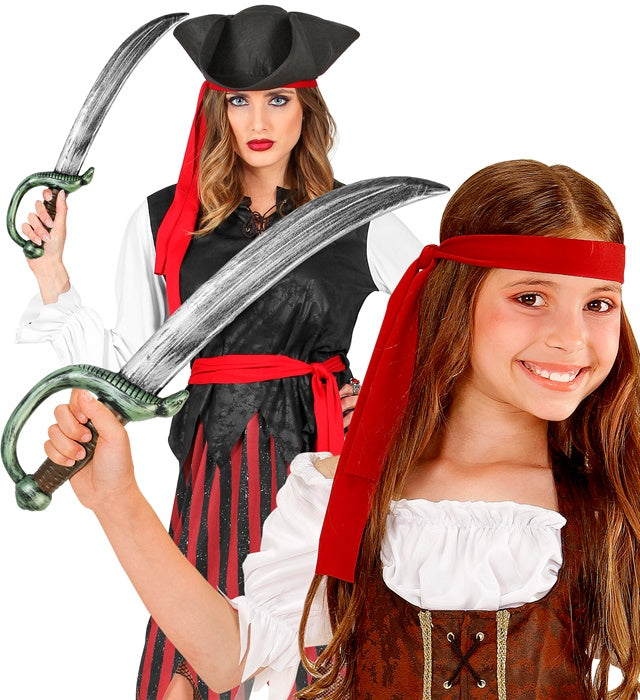 Piratenschwert 53 cm in klassischem Design für Fasnacht und Karneval
