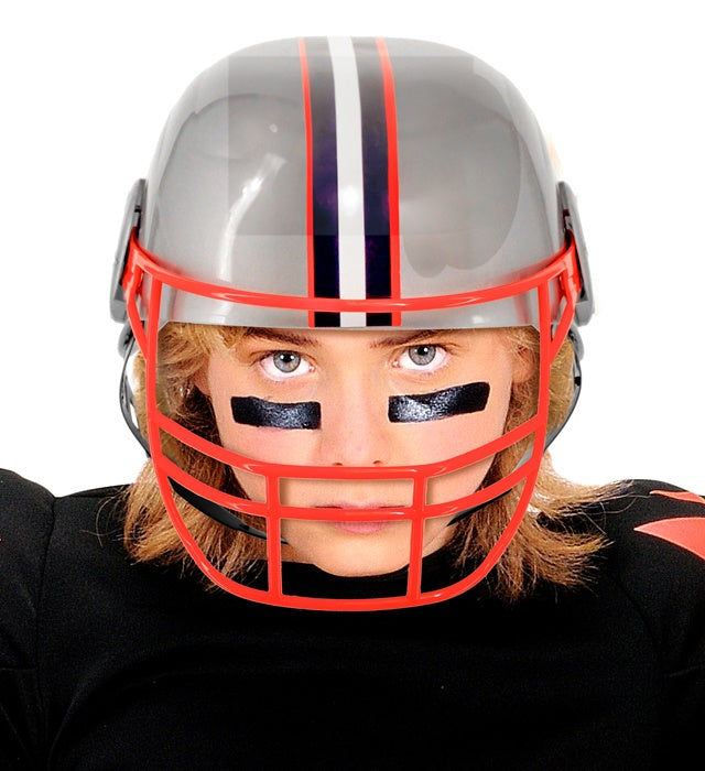 Kinder American Football Helm aus Hartplastik in authentischem Design