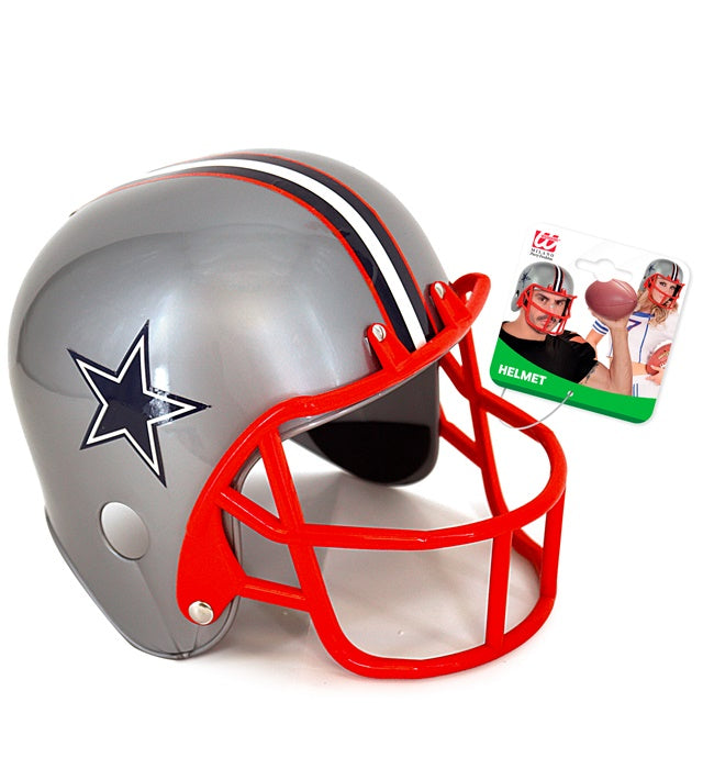 Amerikanischer Football Helm aus Hartplastik in Erwachsenengröße
