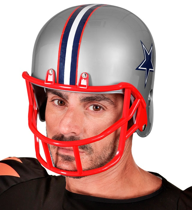 Amerikanischer Football Helm aus Hartplastik in Erwachsenengröße