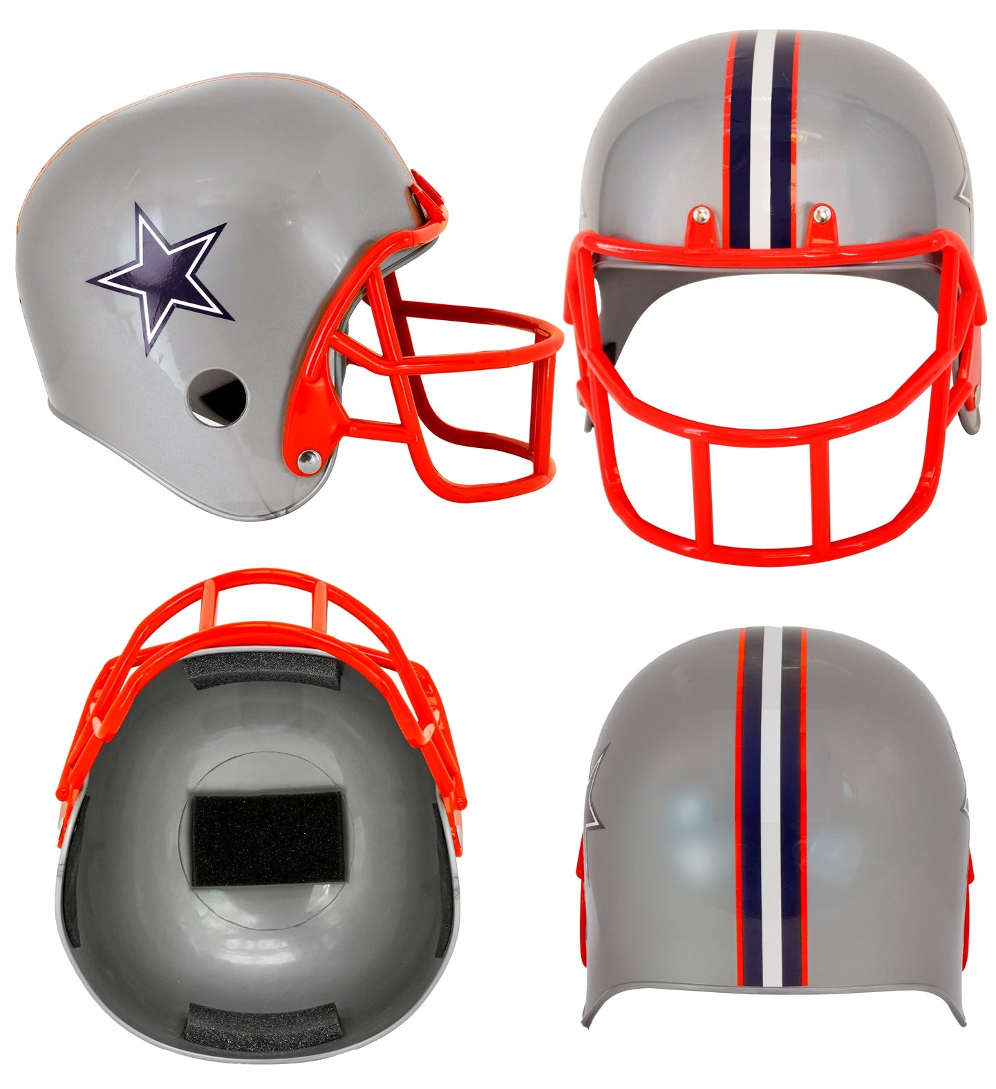 American Football Helm aus Hartplastik - Erwachsenengröße