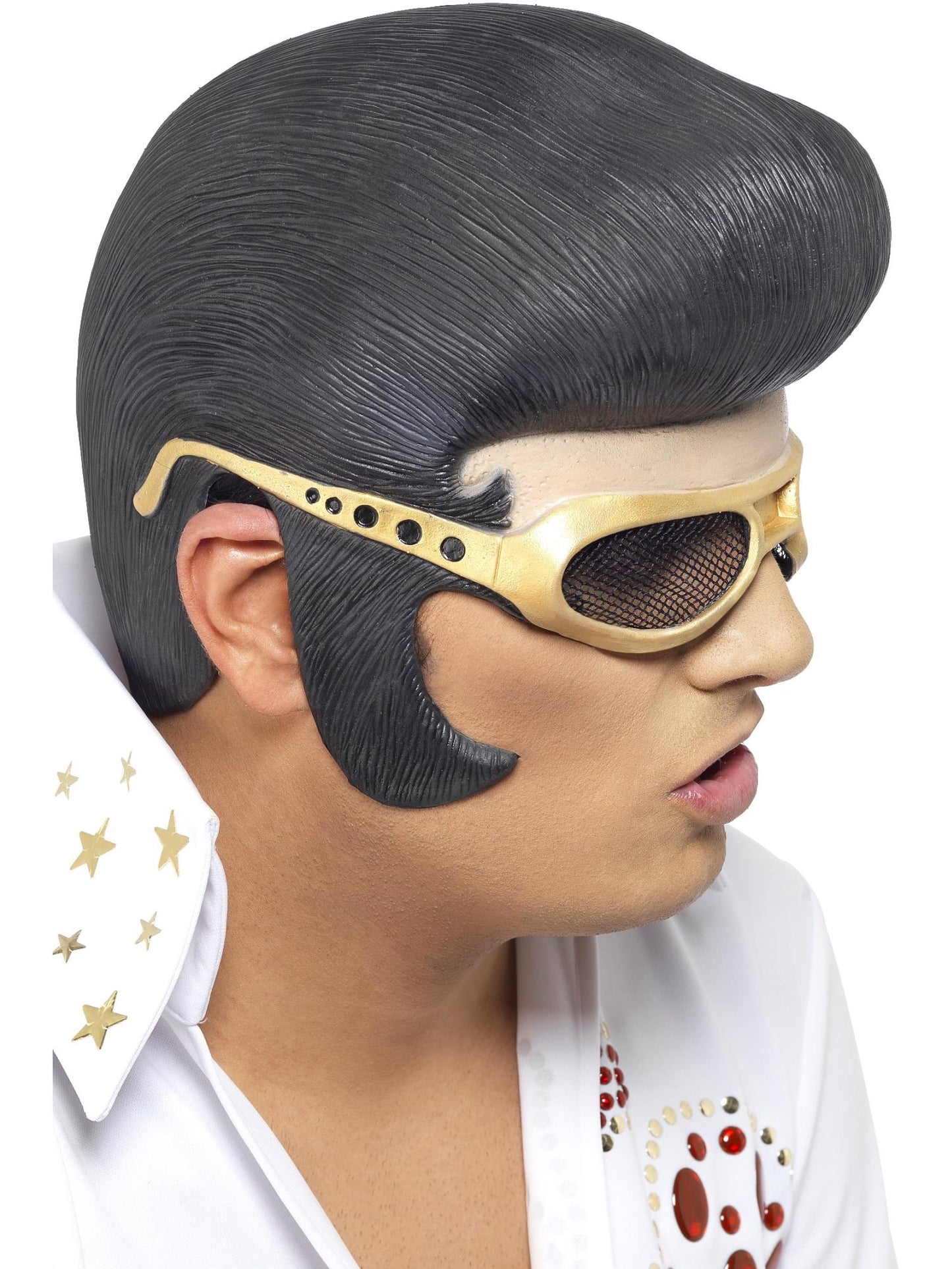 Smiffys Elvis Headpiece, Black MA für Herren
