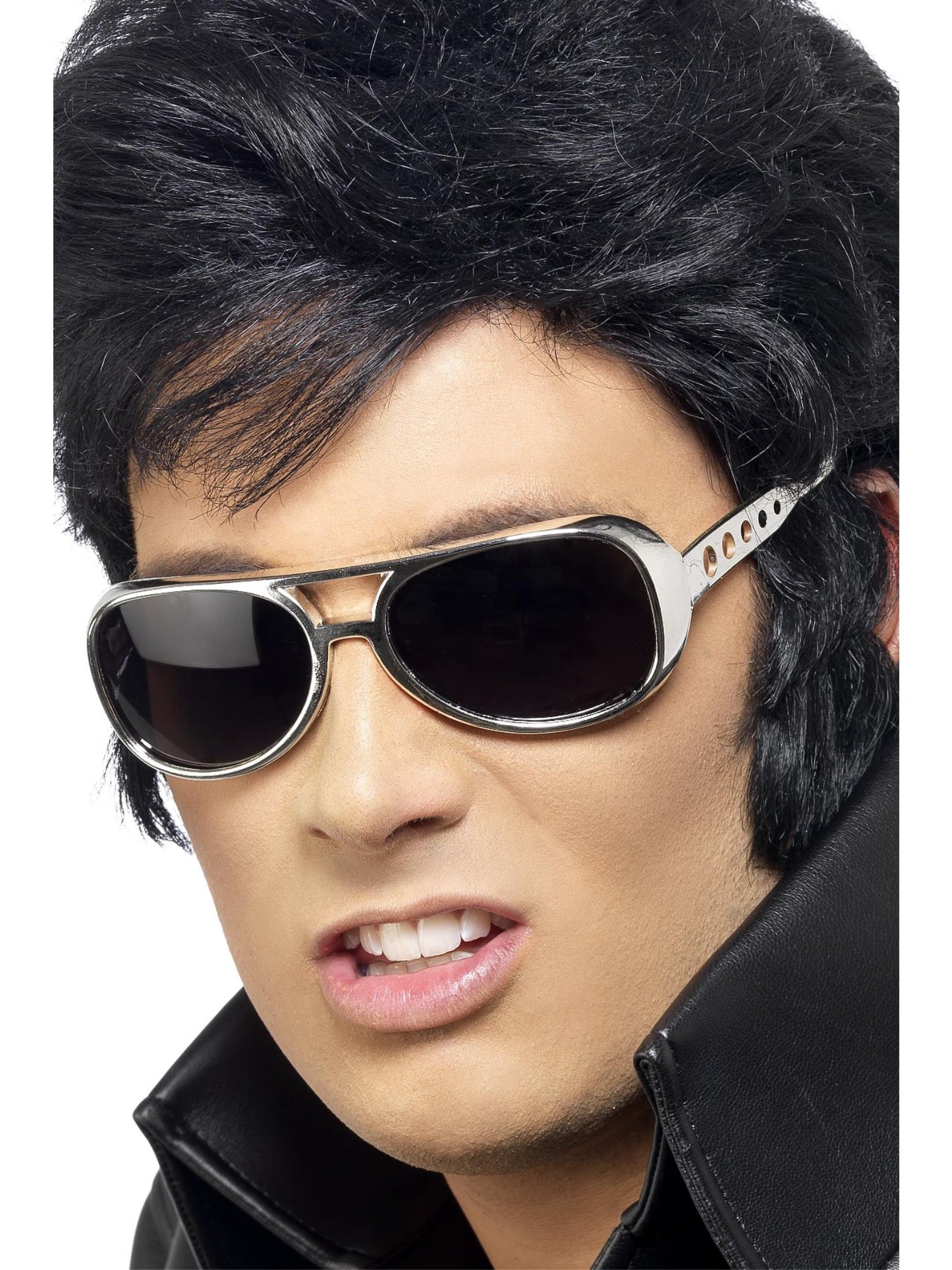Smiffys Elvis Shades, Silver AC für Herren