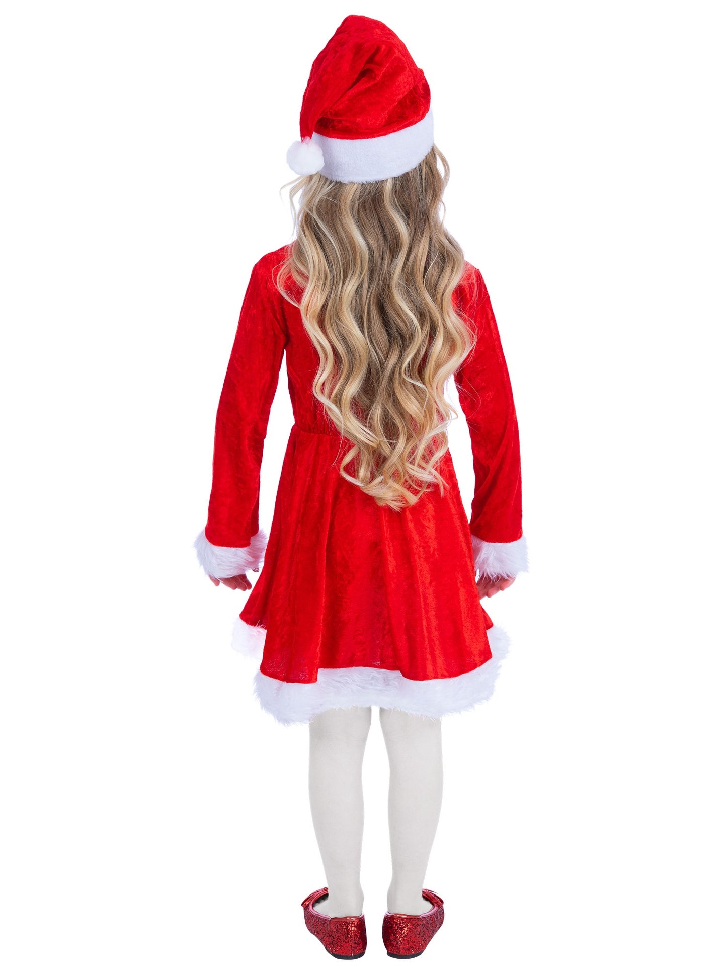 Smiffys Mini Miss Santa Costume, Red CS für Mädchen