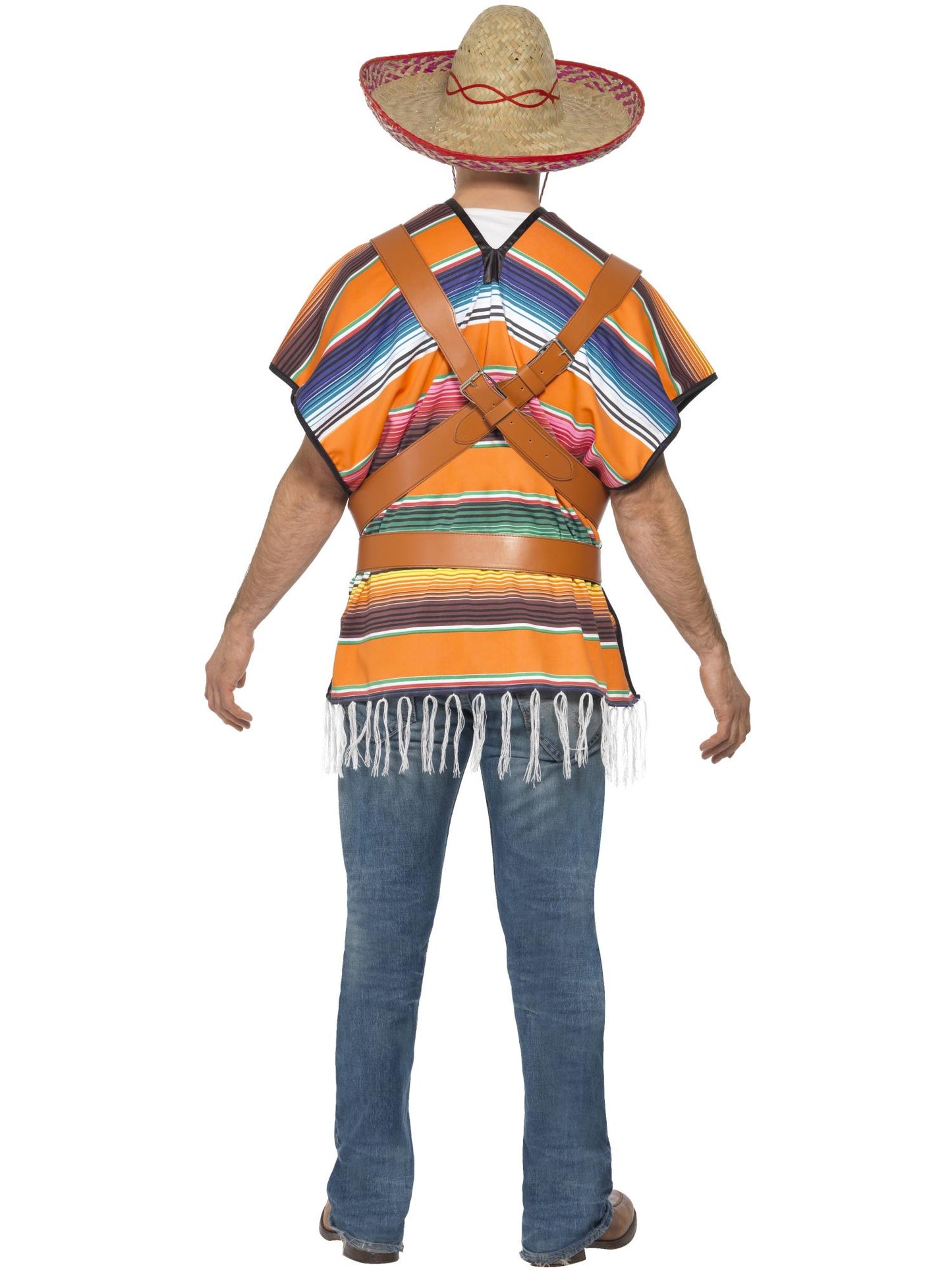 Smiffys WESTERN Tequila Shooter Guy Costume, Orange & Green CS für Unisex
