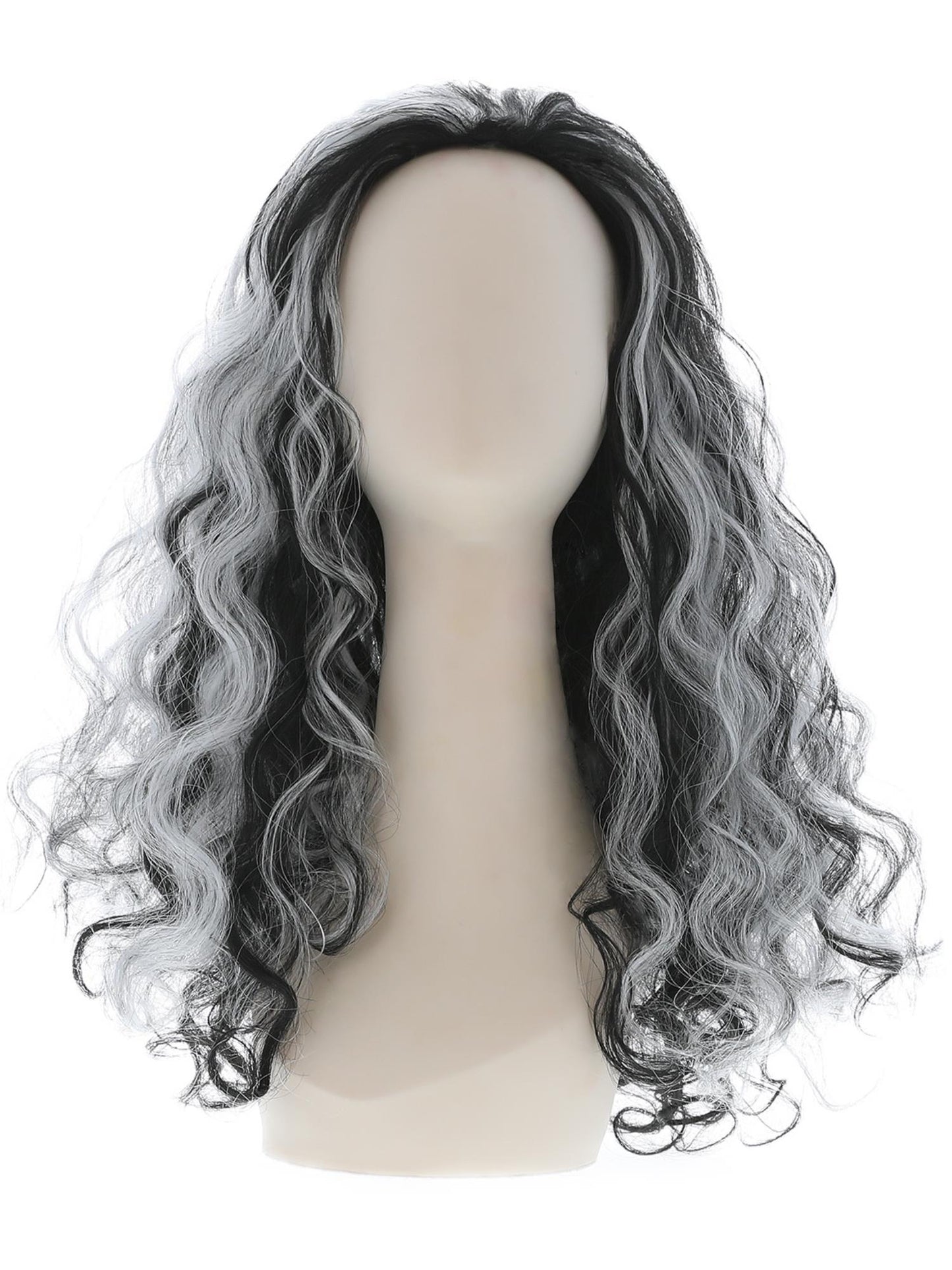 Smiffys HALLACESSO Renaissance Vamp Wig, Black & White für Damen