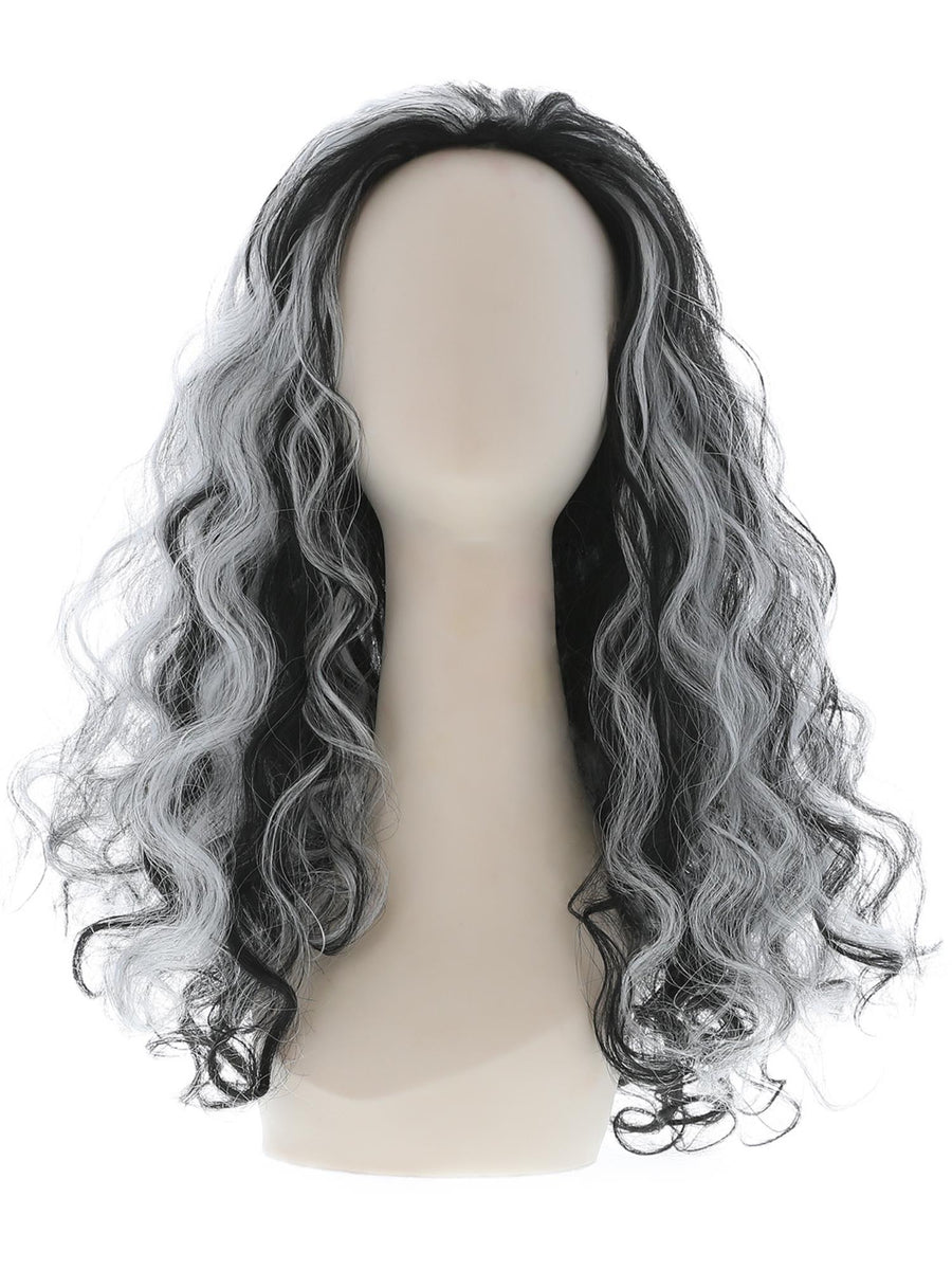 Smiffys HALLACESSO Renaissance Vamp Wig, Black & White für Damen