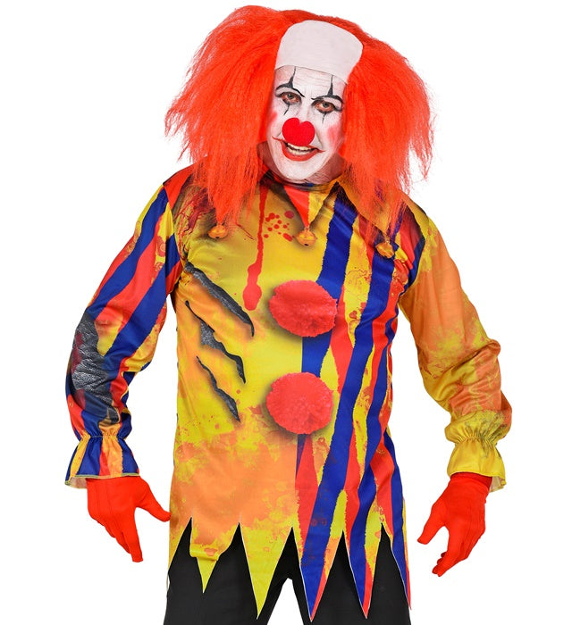 Fotorealistisches Langarmshirt mit KILLERCLOWN Motiv