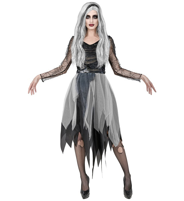 GHOSTLY SPIRIT Damenkostüm Kleid in elegantem, geisterhaftem Design