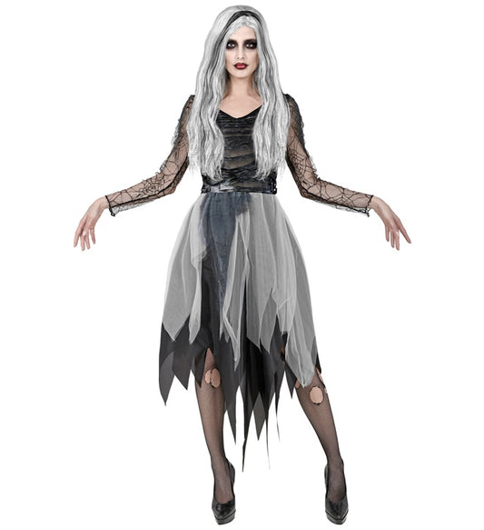 GHOSTLY SPIRIT Damenkostüm Kleid in elegantem, geisterhaftem Design