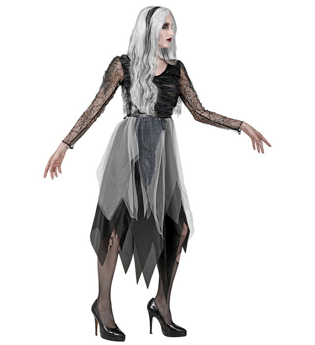 GHOSTLY SPIRIT Damenkostüm Kleid in elegantem, geisterhaftem Design