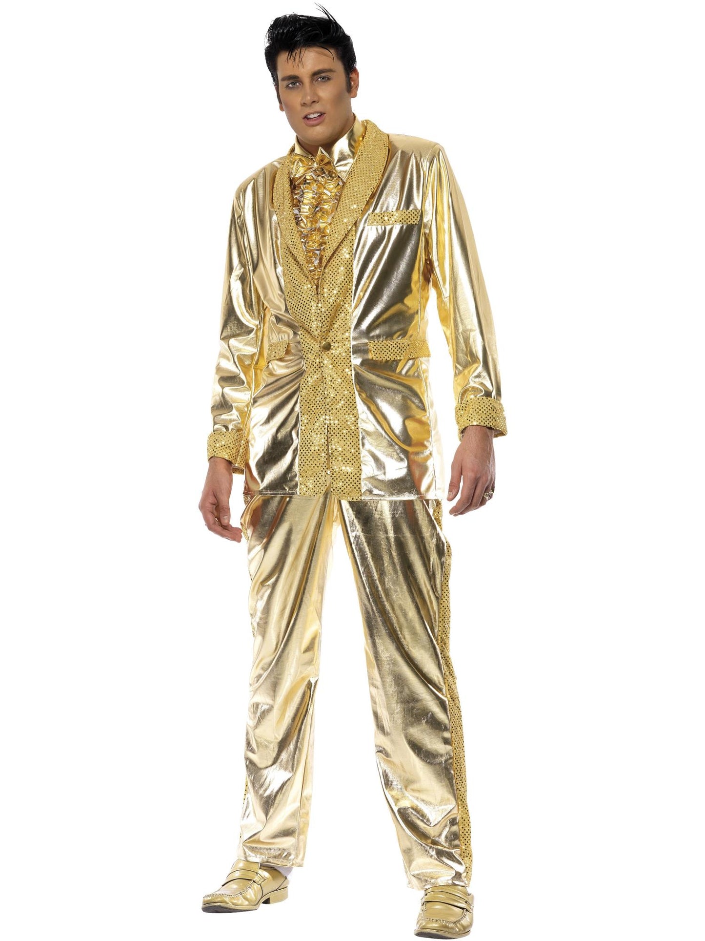 Smiffys ELVISPRES Elvis Costume, Gold CS für Herren