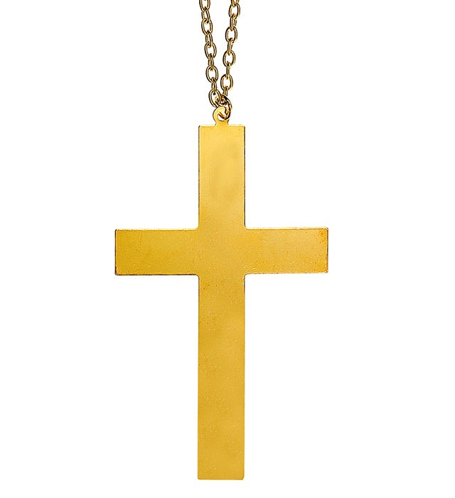 KREUZKETTE GOLD 10,5 cm