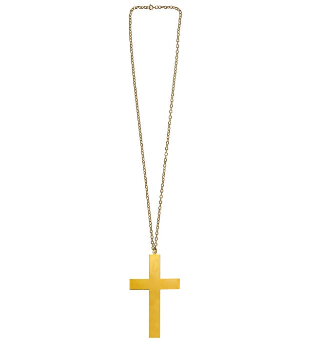 KREUZKETTE GOLD 10,5 cm
