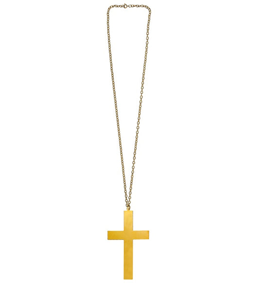 KREUZKETTE GOLD 10,5 cm
