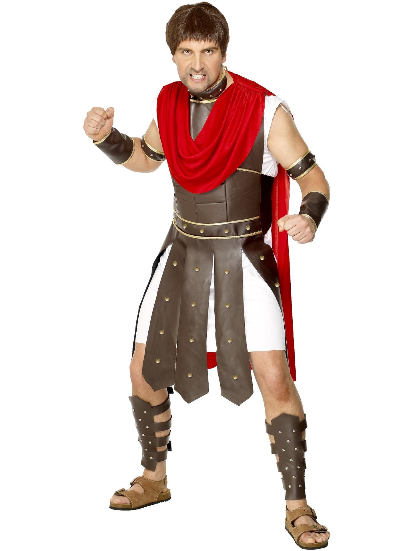 Smiffys ROMAN Centurion Costume, Brown CS für Herren