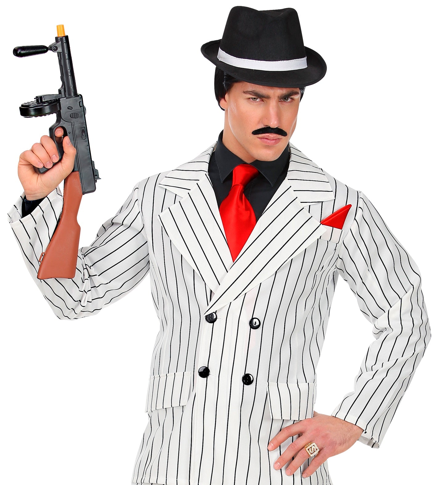 Schmale rote Satin Krawatte von Widmann, 6 cm breit, knitterarm und aus 100 % Polyester.