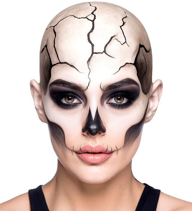 Latex-Glatze als Kostümzubehör für Fasnacht und Halloween