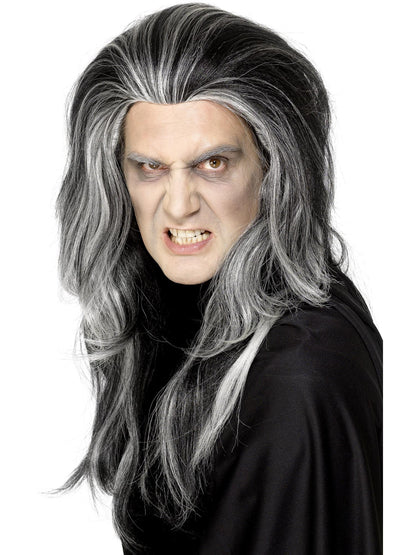 Smiffys HALLACESSO Gothic Vampire Wig, Black für Unisex