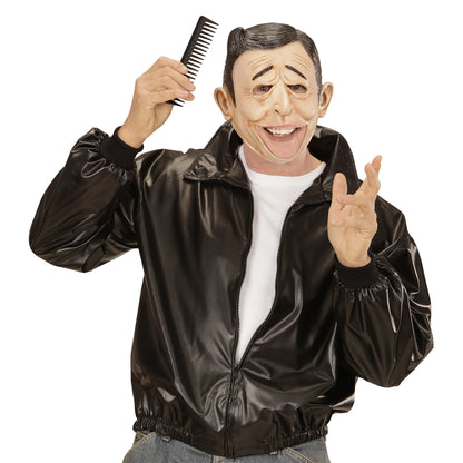 "3/4 MASKE GREASER MIT OFFENEM MUND" – Detailansicht