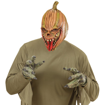 "3/4 MASKE TEUFELSKÜRBIS" – Detailansicht