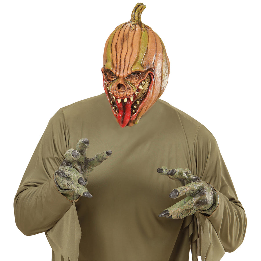"3/4 MASKE TEUFELSKÜRBIS" – Detailansicht