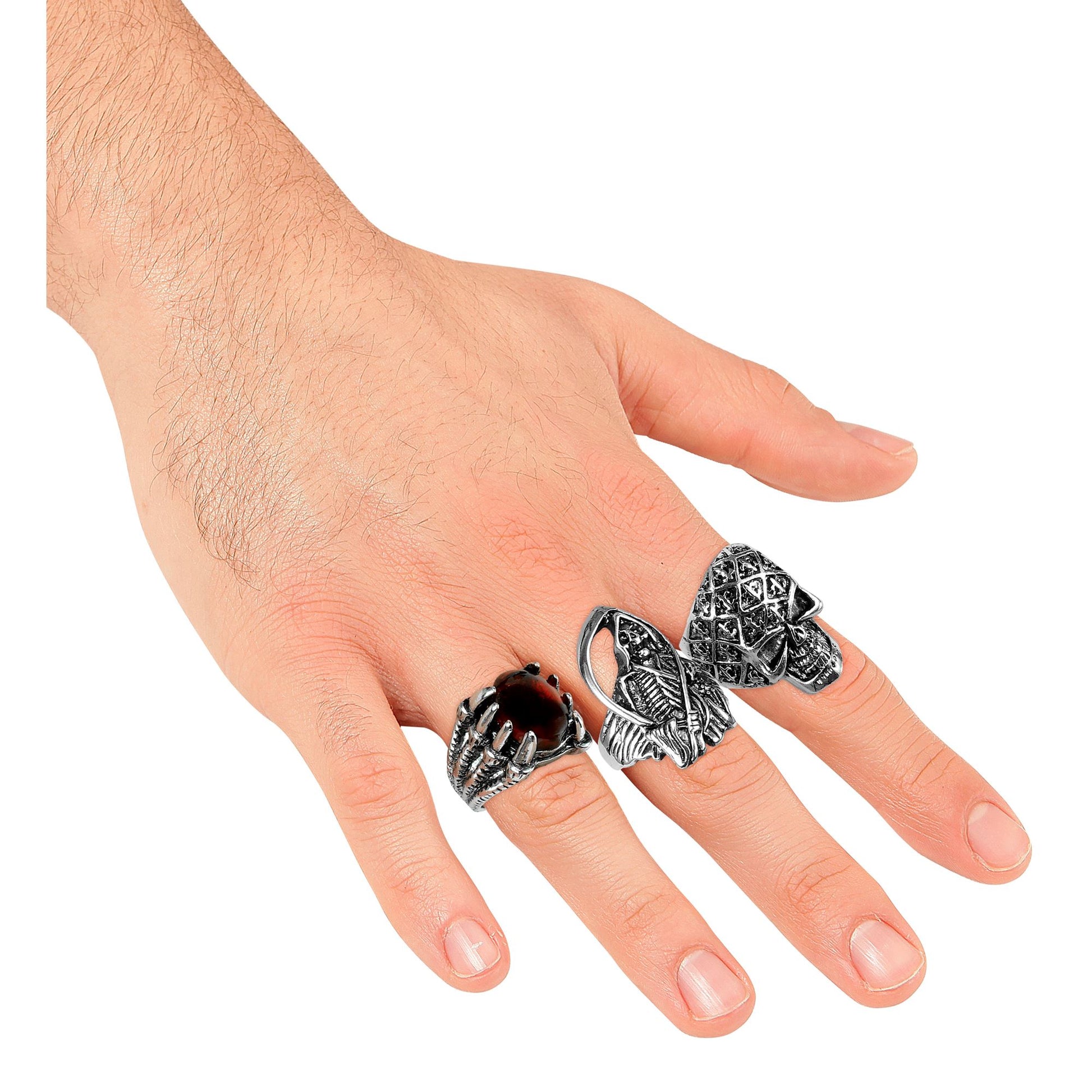 "3 VERSCHIEDENE HALLOWEEN RINGE AUF KARTE" – Ansicht 3